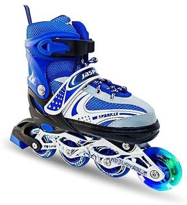 Jaspo Sparkle Adjustable Front Light In-line Skates - Size 11-2 UK