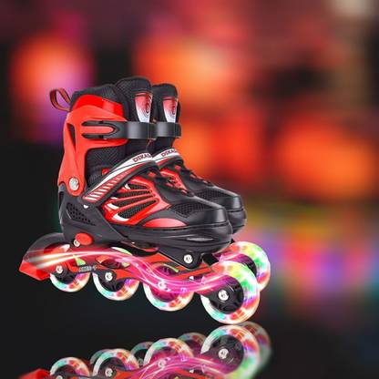 Viha fashion Running Shoe Inline Skates Skatings Shoes For kids Skatings In-line Skates - Size  Adjustable All Pure PU Wheels It Has Aluminum-Alloy Which is Strong Wheels UK