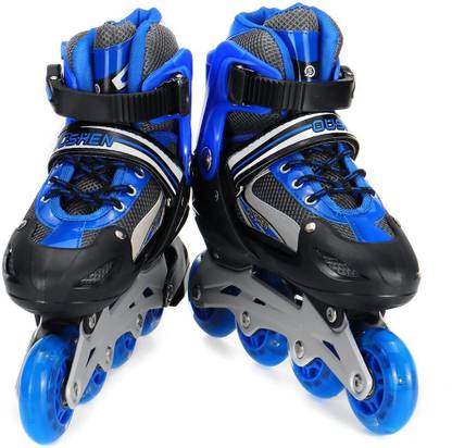 PN-AUK High quality Skating in-line Shoe have different size and with PU LED wheel In-line Skates - Size 6-9 UK