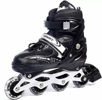 JR CLUB High quality Skating in-line Size 6-9 UK (Black) In-line Skates - Size 6-9 UK