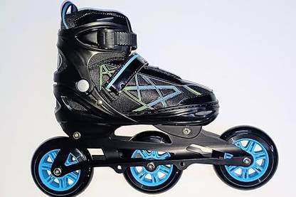 Konex Inline Skates CLS-1012 3 Wheels 100 MM Adjustable Inline Skates XL. In-line Skates - Size XL UK