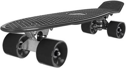 Strauss Cruiser Penny Board, (Black) 6 inch x 22 inch Skateboard