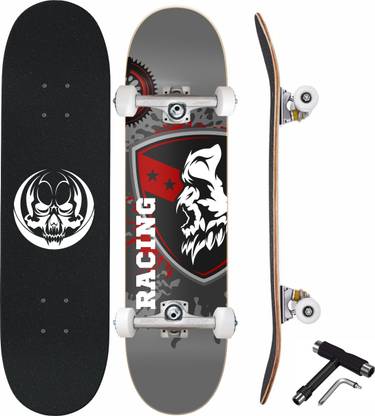 Jaspo Asphalt Racing Canadian Maple 7-Layer Skateboard Complete Fully Assembled 31 inch x 8 inch Skateboard