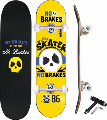 Japo NO Brakes Canadian Maple 7-Layer Skateboard Complete Fully Assembled 31 inch x 8 inch Skateboard
