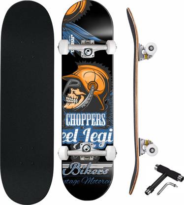 Jaspo Choppers Legacy Canadian Maple 7-Layer Skateboard Complete Fully Assembled 31 inch x 8 inch Skateboard
