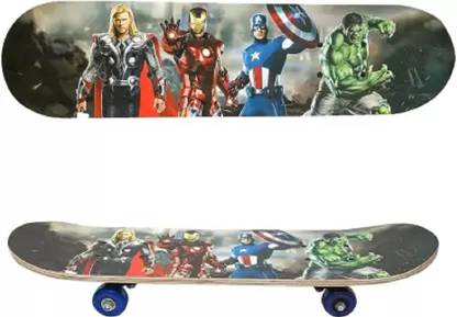 S.V.Enterprises Kids Skateboard | Skate Boards | Skating Board Cartoon, Superhero, Anime Printed Motorized Skateboard