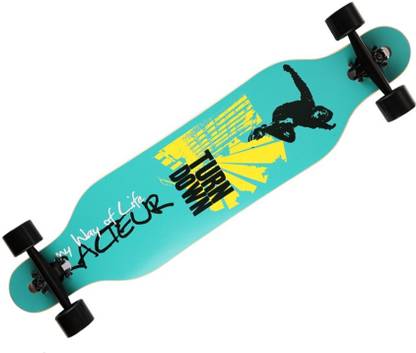IRIS Drop Through Longboard - 41 Inch Maple Skateboard 8 inch x 4 inch Skateboard
