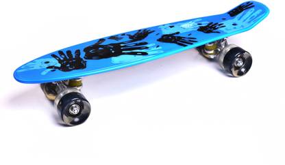 IRIS Complete Cruiser with Colourful Light Up Wheels 6 inch x 22.8 inch Skateboard