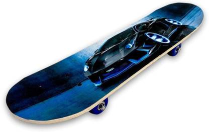 Yasamazing blue car 5.4 inch x 23.5 inch Skateboard