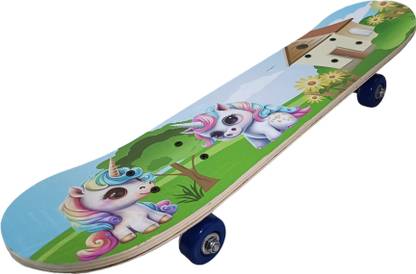 fizz UNICORN SKATEBOARD 23 X 6 INCH 6 inch x 24 inch Skateboard
