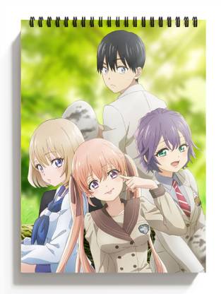 PRINTHUBS A5 Anime Sketchbook for Artists, Students & Kids Drawing Copy 100 Pages S89 Sketch Pad