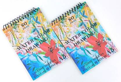 Redge Blank Spiral Sketch Book Sketch Book 80 Pages 140 Sheets 5X8 Inch Sketch Pad