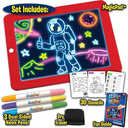 jpdsrn MAGIC SKETCHPAD CREATE ART THAT GLOWS MAGIC SKETCH PAD Sketch Pad