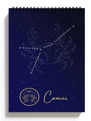 PRINTHUBS A4 Zodiac Sign Sketchbook for Artists Students & Kids Drawing Copy,100 Pages S16 Sketch Pad