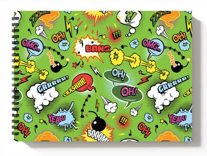 PRINTHUBS A4 Sketchbook for Artists Students Kids Drawing Copy for Sketching 100 Pages S15 Sketch Pad
