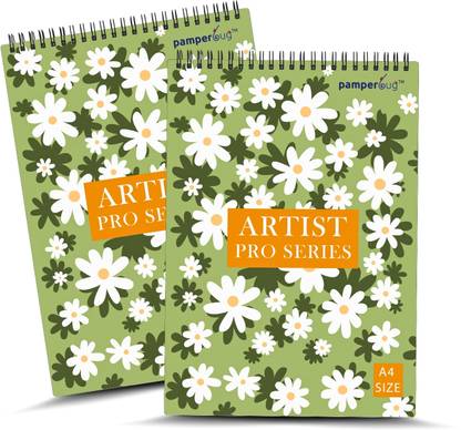 HOUSE OF COMMON Artist Pro Series A4 Drawing Book Professional & academic (pack of 2) Sketch Pad