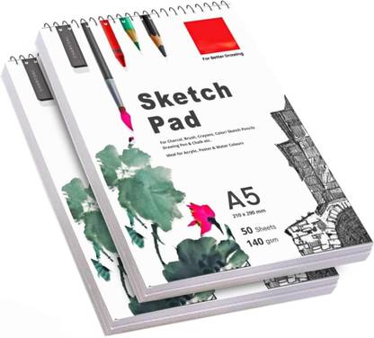 DEALZY A5 Sketch Book 1 pc Sketch Pad
