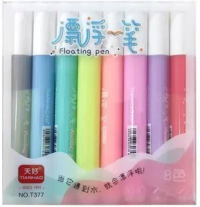 Netigems Sketch Pen / Marker / Floating Pen Superfine Conical Bold Nib Sketch Pens  with Washable Ink