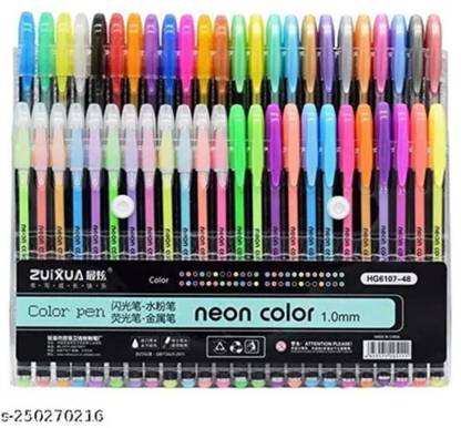 zizi 48 gel pen Multicolor Nib Sketch Pen