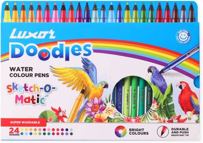 LUXOR Art creation Round Shape Nib Sketch Pens