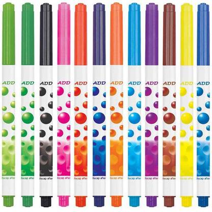 CS Add Gel Sketch Pens 12 Shades Set of 4 Sketch Nib Sketch Pens