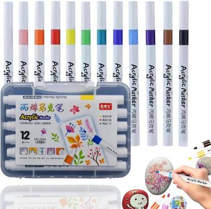 Vidhmahi CO-94 Smooth Ink Flow Nib Sketch Pens