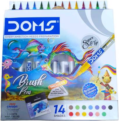 DOMS BRUSH PEN brushed Nib Sketch Pen