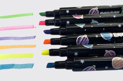 PoshPaperie Double Tip (2 in 1) Fine Tip Nib Sketch Pens