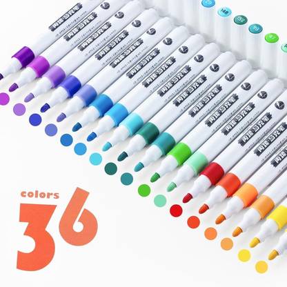 Super Toy Acrylic Pens Round Tip Nib Sketch Pens