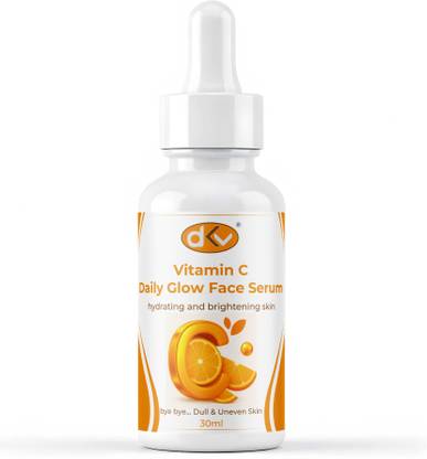 DKV Vitamin C Daily Glow Face Serum, Hydrating and Brightening
