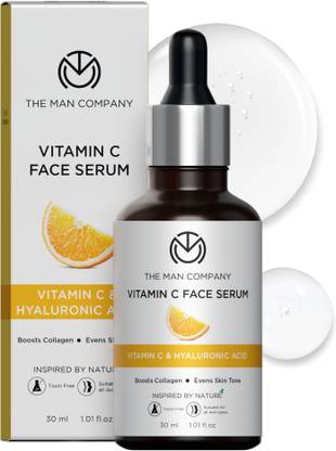 THE MAN COMPANY Vitamin C Face serum with 40% Hyaluronic Acid for Brightening and AntiAging