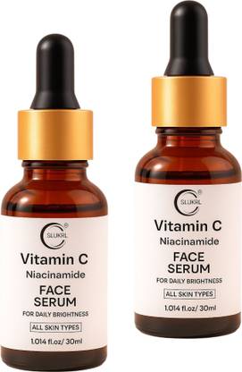 slukrl Vitamin C Niacinamide Face Serum for Dull Skin