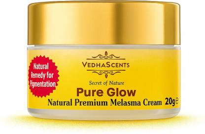 Vedhascents Premium Natural Ayurvedic Cream for Melasma, Pigmentation & Dark Spots | Acne Marks, Suntan Marks, Eczema, Blackheads & Whiteheads | Skin Brightening Night Face Cream