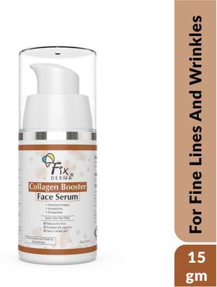 Fixderma Hydrolyzed Collagen Booster Face Serum for Fine Lines & Wrinkles, Serum for Face