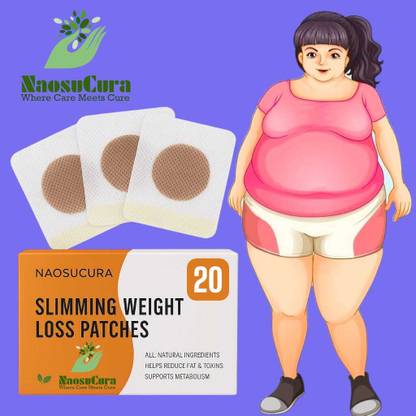 Naosucura Target Stubborn Fat With Transdermal Patch Solution | 20 Herbal Pieces Medical Reacher & Grabber