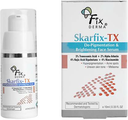 Fixderma Skarfix-TX Face Serum with 4% Kojic Acid Treats Hyper Pigmentation & Melasma