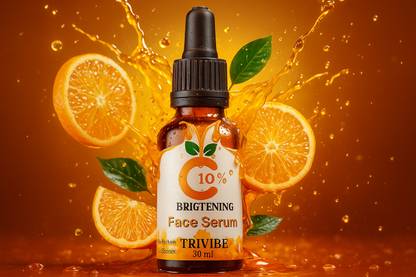 TRIVIBE Vitamin C Serum for Dull Skin, Fine Lines & Pigmentation Control
