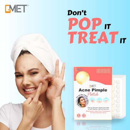 gmet Pimple Acne Patch Hydrocolloid Waterproof Patches Active Surface Acne (36 dots)
