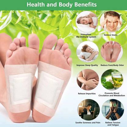 MAITRI ENTERPRISE Men/Women Natural Cleansing Organic Weight Loss Foot Patches(2 Pkt-20 Pads) M121 Nursing Breast Pad