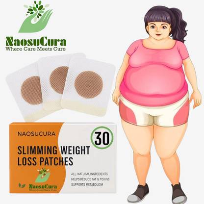 Naosucura Daily Use Slimming Patch With Fast Inch Loss Support For Belly | 30 Count Pack Plaster & Patch