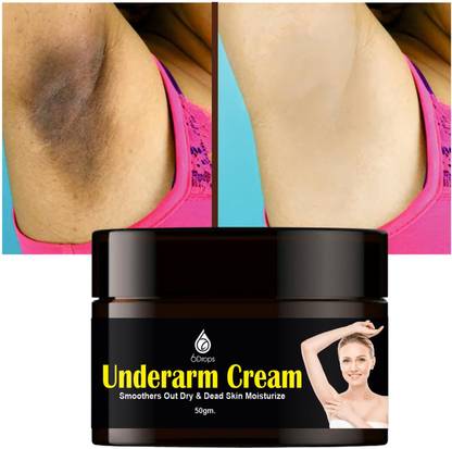 6Drops Underarm Whitening Cream For Men & Women tan removal 50g