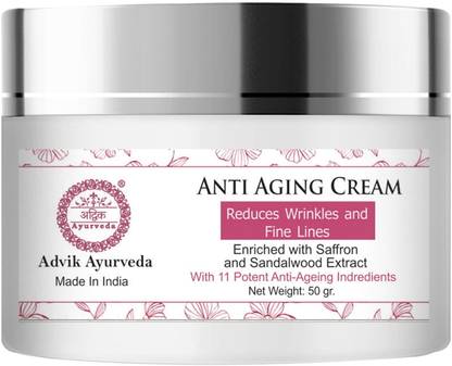 Advik Ayurveda Anti- Aging Cream for Wrinkles and Fine Lines Anti- Aging Cream for Day and Night