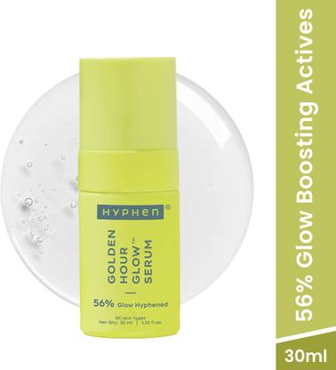 HYPHEN Golden Hour Glow Serum with Niacinamide, Hyaluronic Acid & Kakadu for Glow