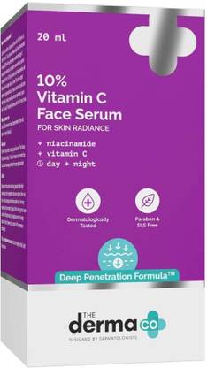 The Derma Co 10% Vitamin C Face Serum for Skin Radiance