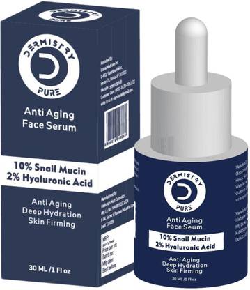 DERMISTRY 10% Snail Mucin 96 Peptides Anti Ageing Skin Firming Aging Tightening Face Serum