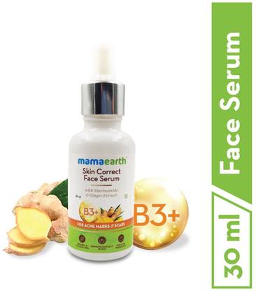 Mamaearth Skin Correct Face Serum for Acne Marks & Scars with Niacinamide & Ginger Extract
