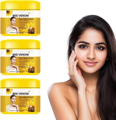 CHITAKSH Bee Venom Cream – 3 Pack Skincare for Neck & Face – 50g