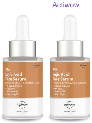 ACTIWOW 2% Kojic Face Serum With Carrot & Sesame Oil