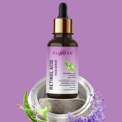 ELIBLISS Retinol Face Serum for Anti-Aging | Night Serum to Reduce Fine Line & Wrinkle