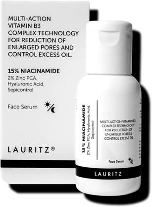 Lauritz 15% Niacinamide Face Serum For Acne, Acne Marks & Large Pores